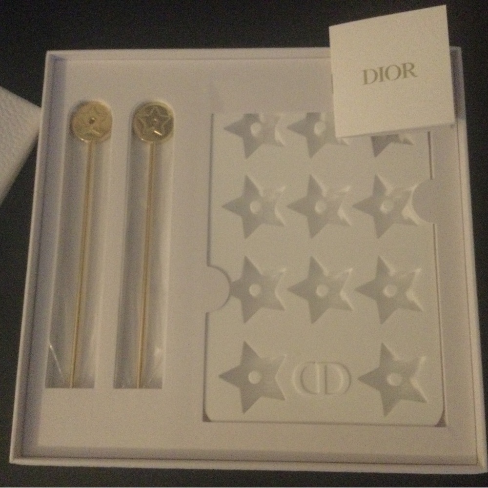 Dior White & Gold Decorative Accent Set